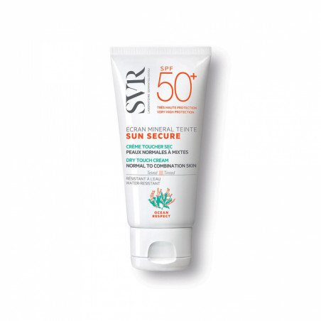 SVR 50+ SUN SECURE ÉCRAN MINÉRAL TEINTÉ 50ML PEAUX INTOLÉRANTES NORMALES A MIXTES