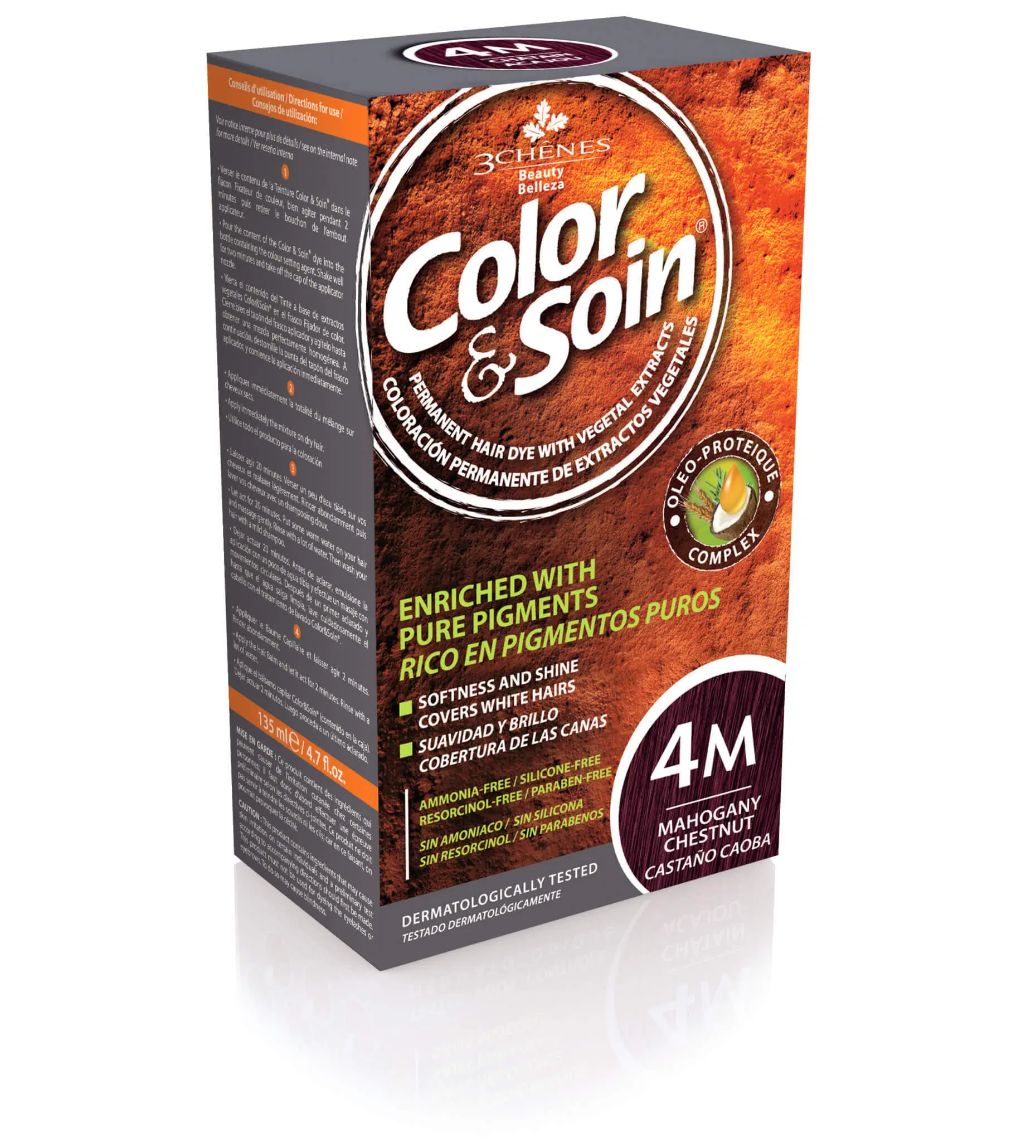 3CHENES COLOR&SOIN CHATAIN CLAIR 4M