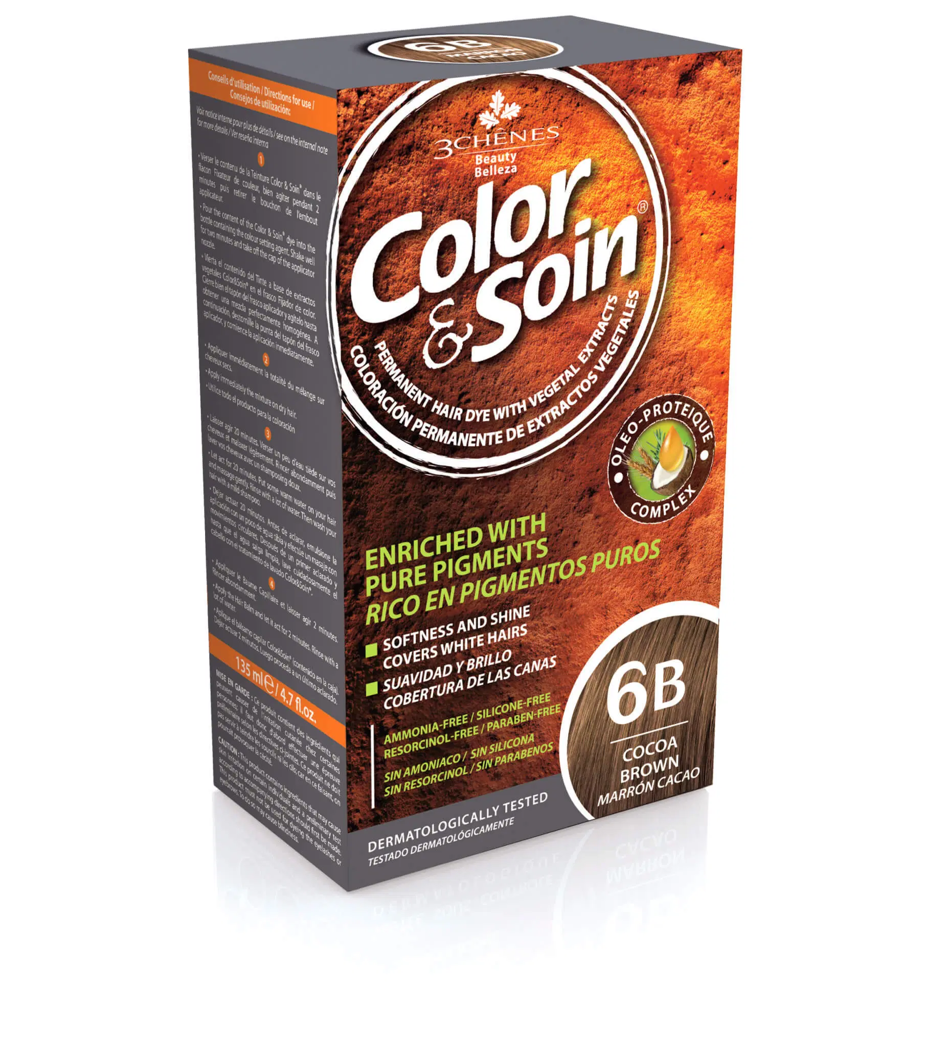 3CHENES COLOR&SOIN MARRON GLACE 4A