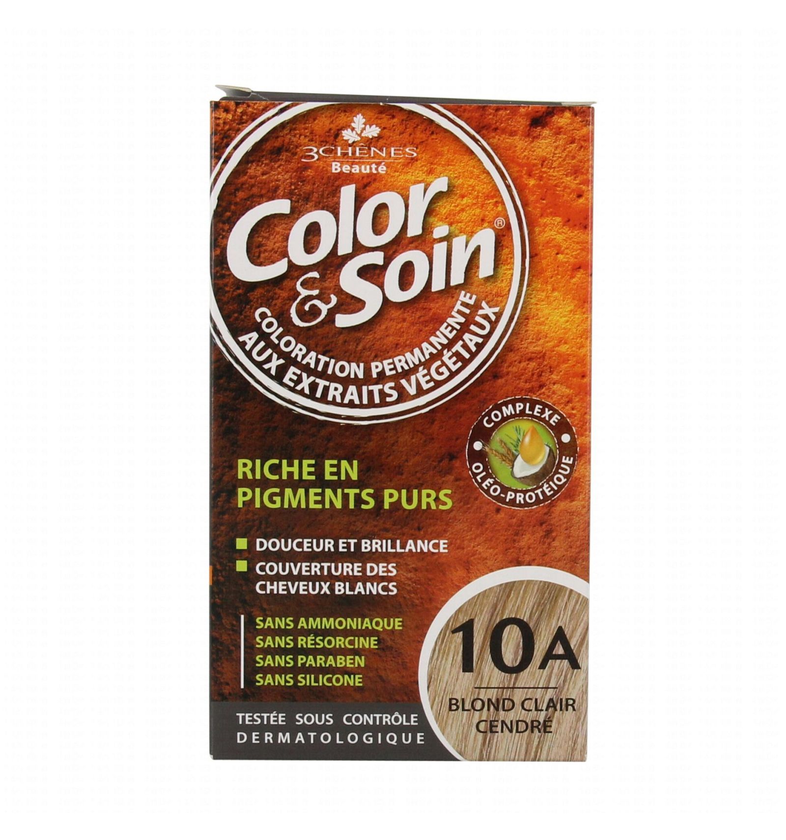 3CHHENES COLOR&SOIN BLOND CLAIR CENDRE 10 A