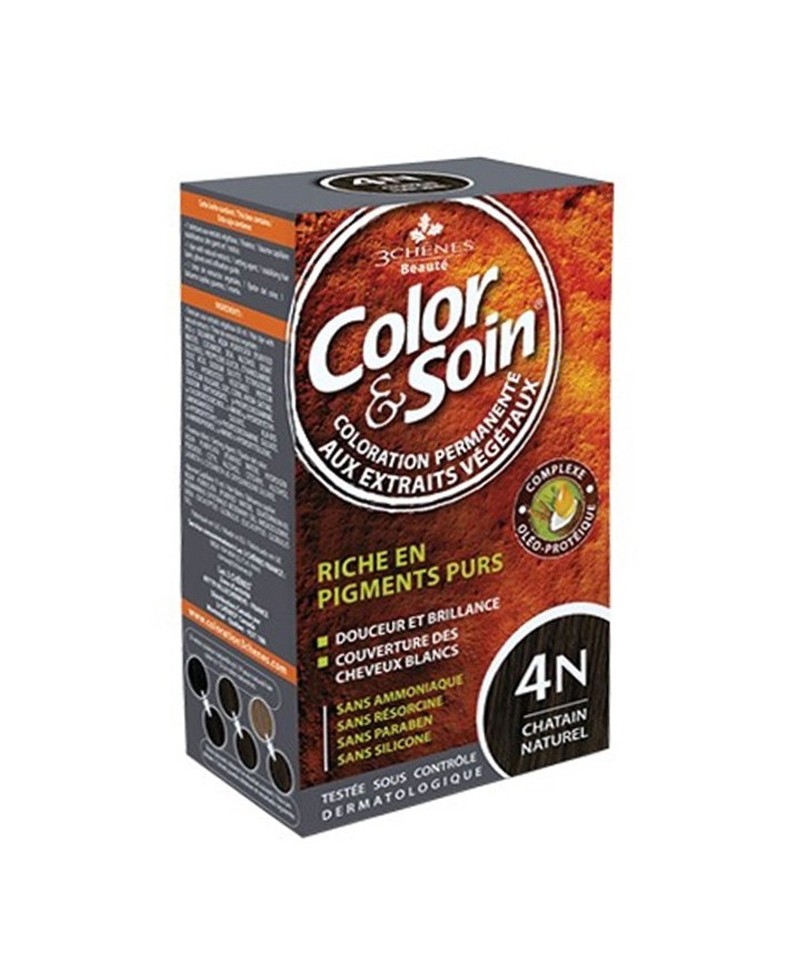3CHHENES COLOR&SOIN CHATAIN NATUREL 4N
