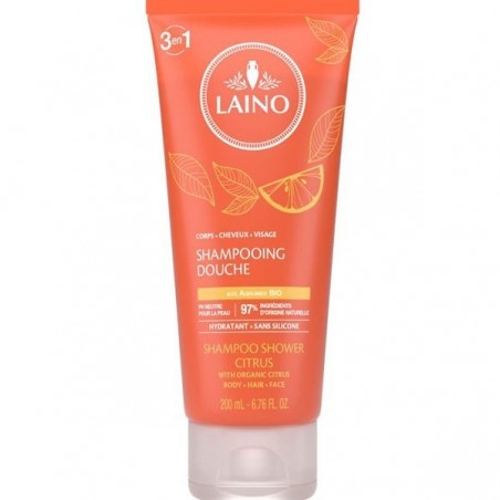 LAINO SHAMPOOING DOUCHE FRAÎCHEUR D'AGRUMES 200ML
