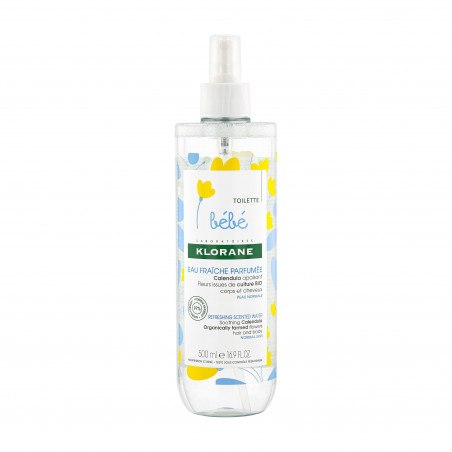 KLORANE - EAU FRAÎCHE PARFUMÉE AU CALENDULA APAISANT - BÉBÉ - PEAU NORMALE 500 ML