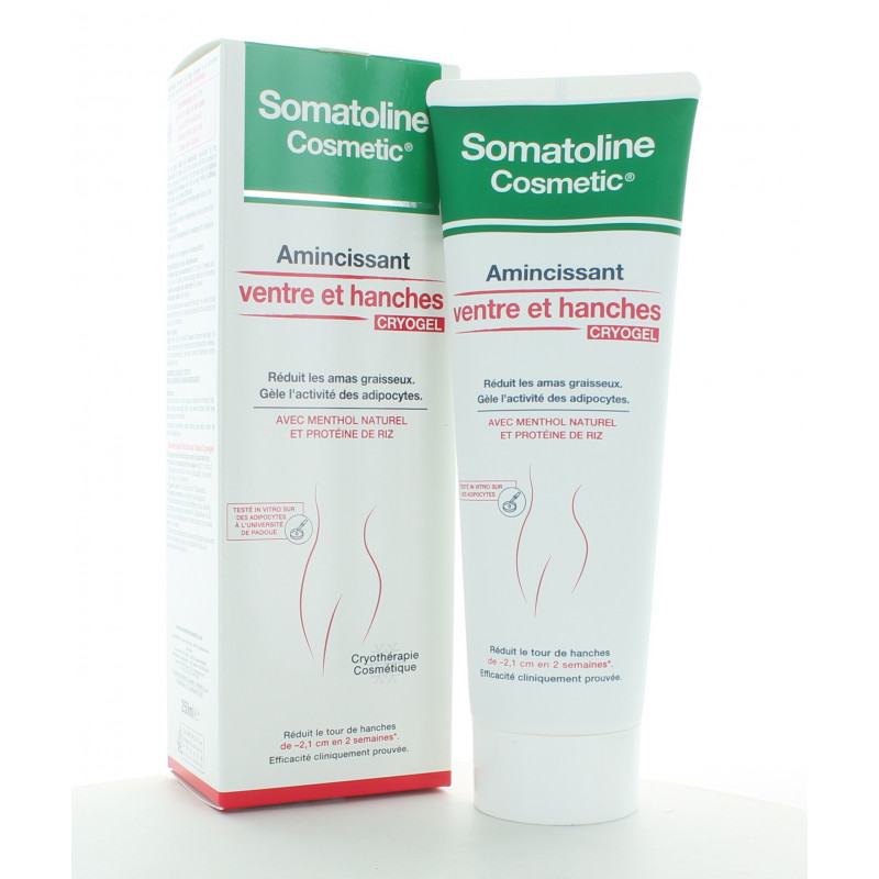 SOMATOLINE TRAITEMENT VENTRE ET HANCHES CRYO GEL 250ML