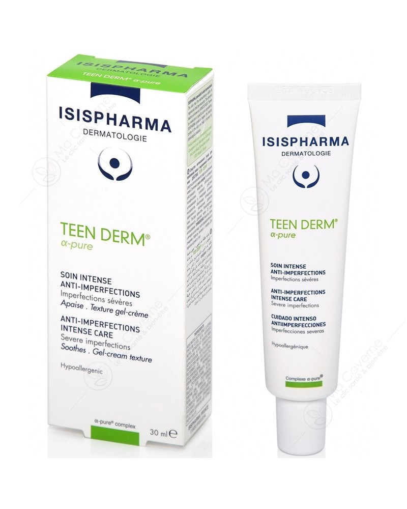 Isispharma Teen Derm Alpha α-Pure Soin Intense Anti-Imperfections 30ml