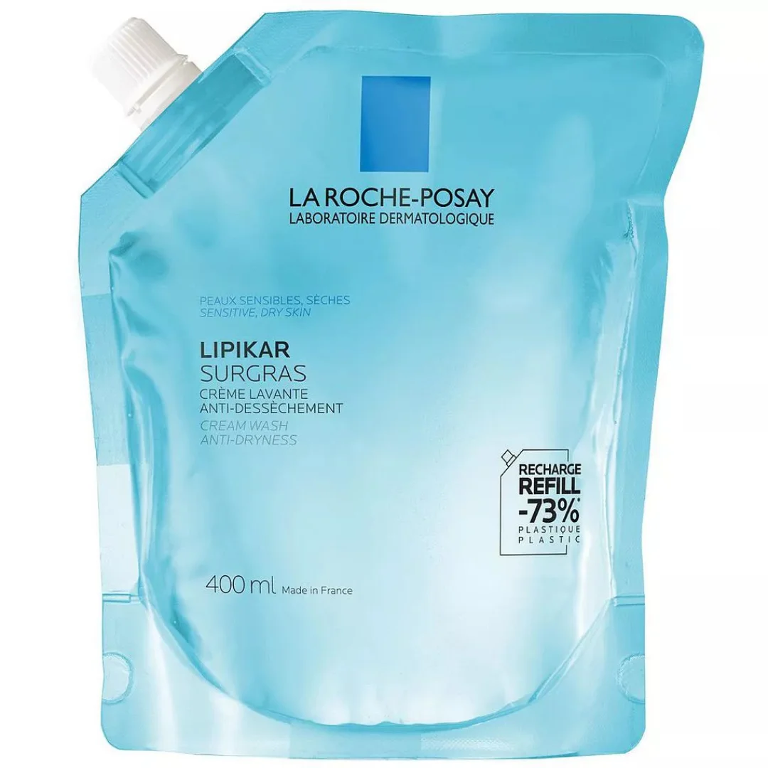 LA ROCHE-POSAY LIPIKAR SURGRAS CREME LAVANTE ECO-RECHARGE 400ML
