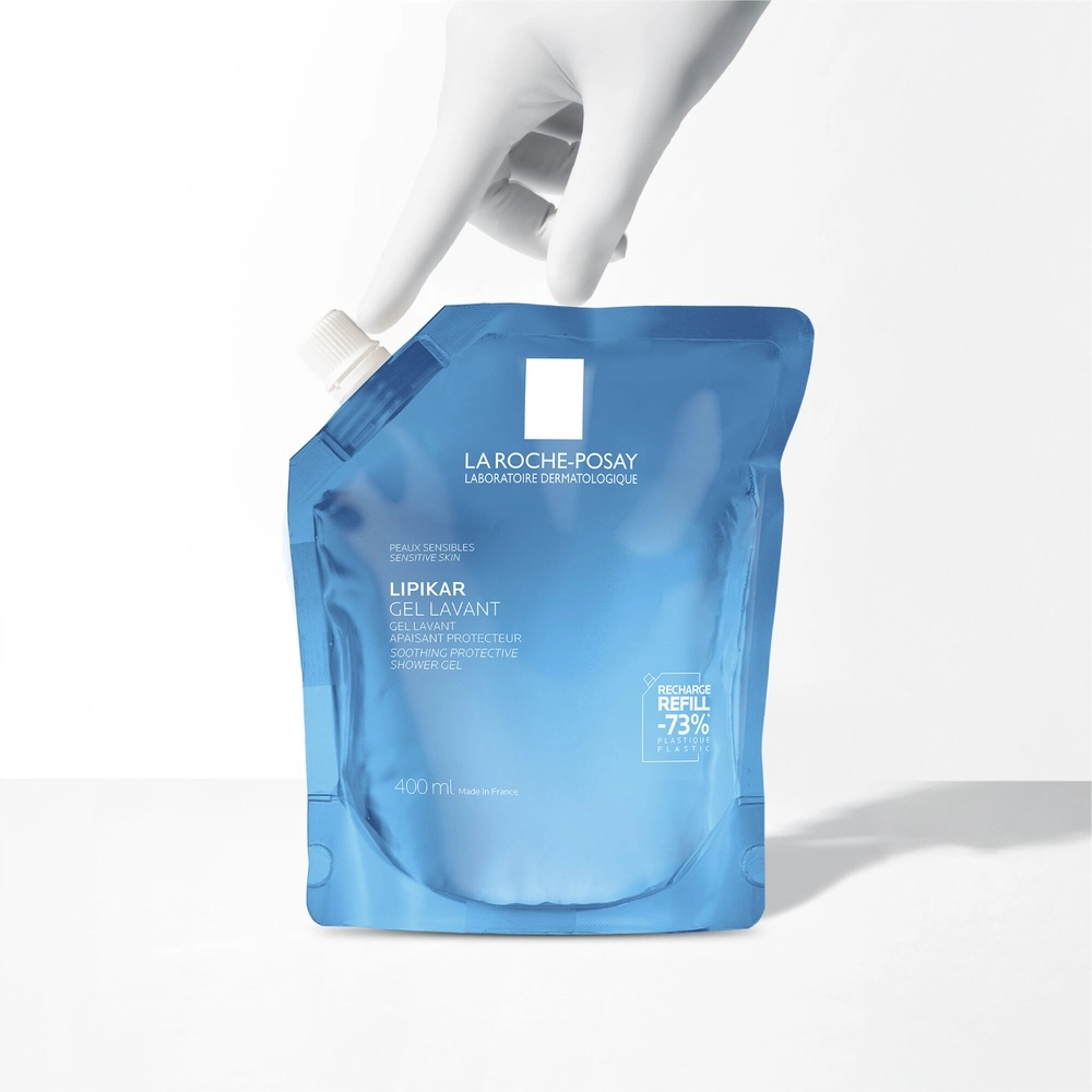 LA ROCHE-POSAY LIPIKAR GEL LAVANTE 400ML RECHARGE / REFIL